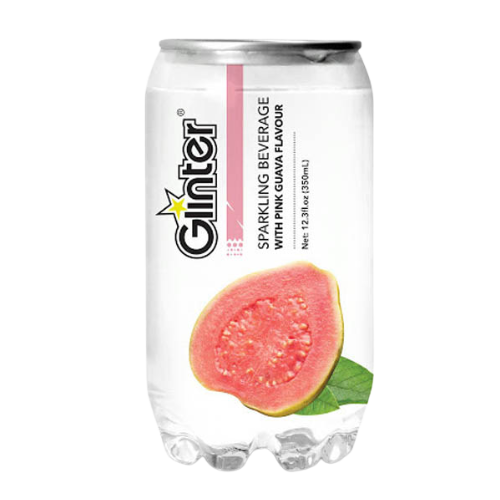 GLINTER SPARKLING BEVERAGE WITH PINK GUAVA 350 ML