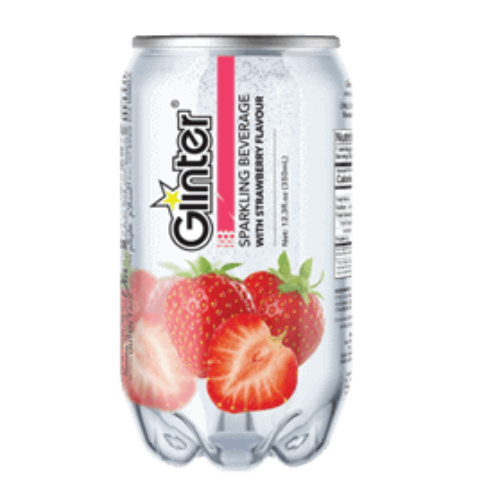 GLINTER SPARKLING BEVERAGE WITH STRAWBERRY 350 ML