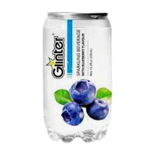 GLINTER SPARKLING BEVERAGE WITH BLUEBERRY 350 ML