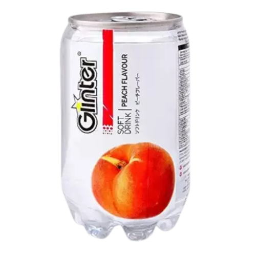 GLINTER SPARKLING BEVERAGE WITH PEACH 350 ML