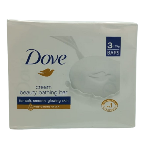 Dove Cream Beauty Bathing Bar, 225 g (Pack of 3)