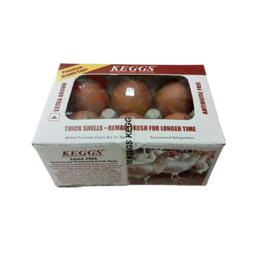 Keggs Premium Brown Eggs 6 N