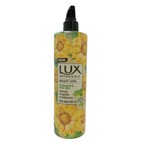 Lux Botanicals Bright Skin – Sunflower & Aloe Vera Body Wash 450ml