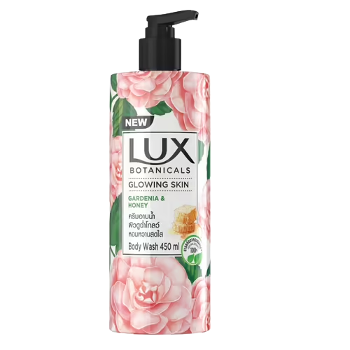 Lux Botanicals Glowing Skin – Gardenia & Honey Body Wash 450ml