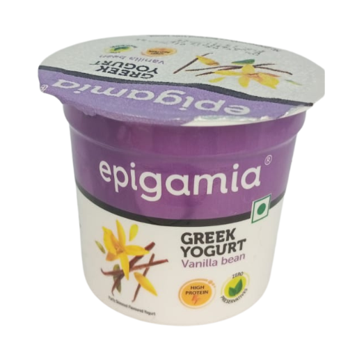 Epigamia Vanilla Bean Greek Yogurt 90gm