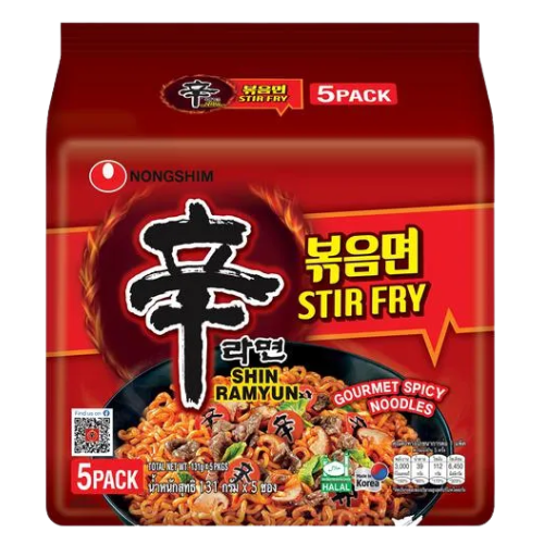 Nongshim Shin Ramyun Stir Fry (5in1)