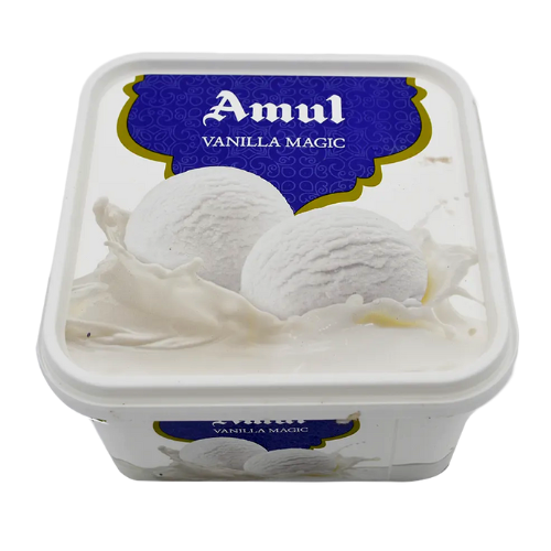 Amul Vanilla Magic Ice Cream Tub 540g/ 1L