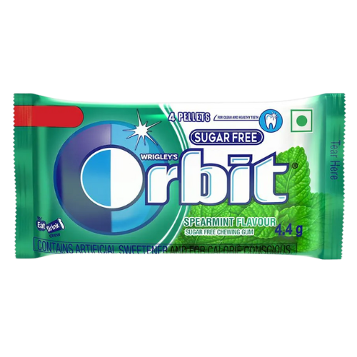 Wrigleys Orbit - Spearmint Flavour Chewing Gum 4.4gm