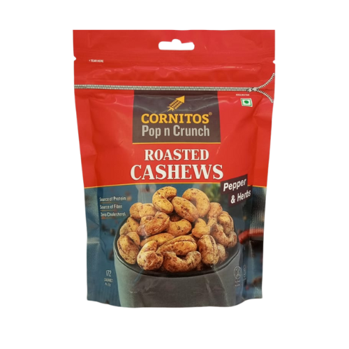 Cornitos Roasted Cashews (Pepper & Herbs) 200gm