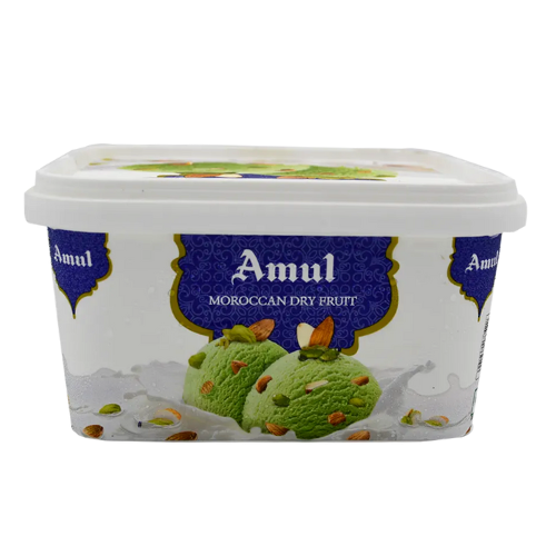 Amul Moroccan Dry Fruit Ice Cream Tub 540gm