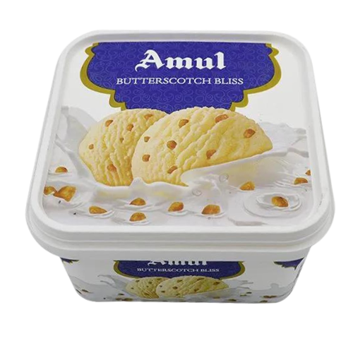 Amul Butterscotch Bliss Ice Cream Tub 540gm