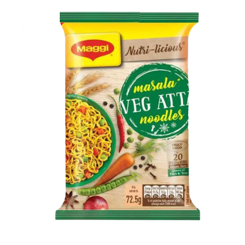 Maggi Masala Veg Atta Noodles 72.5gm