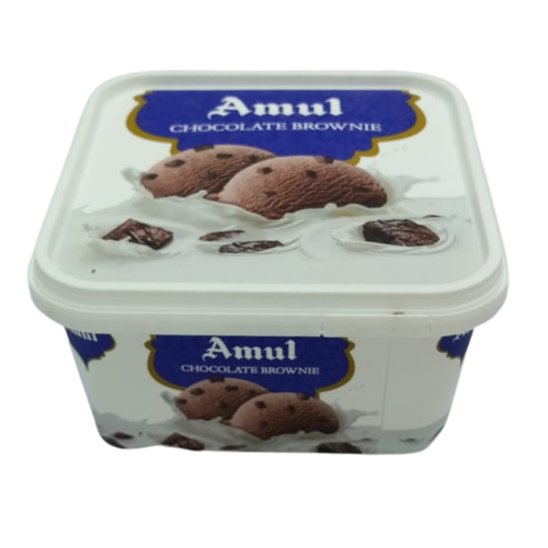 Amul Chocolate Brownie Ice Cream 540gm