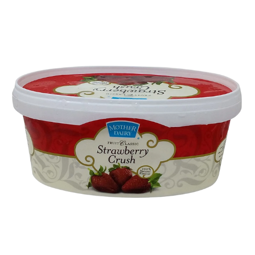 Mother Dairy Classic Strawberry Ice Cream (25 % Free) 1.25L