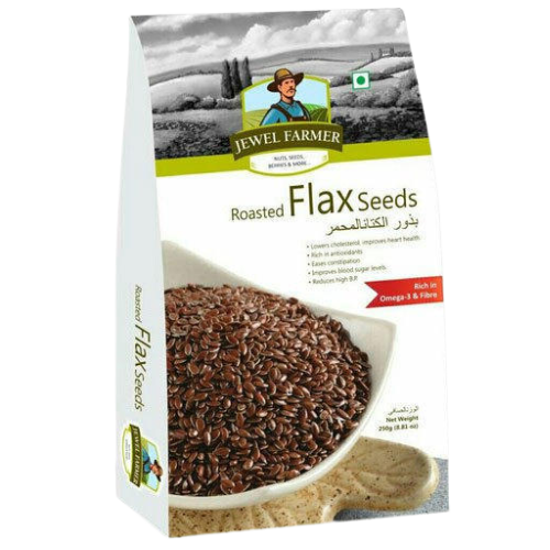 Jewel Farmer Roasted Flax Seeds 250gm