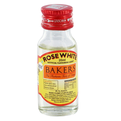 Bakers Essence Rose White 20ml