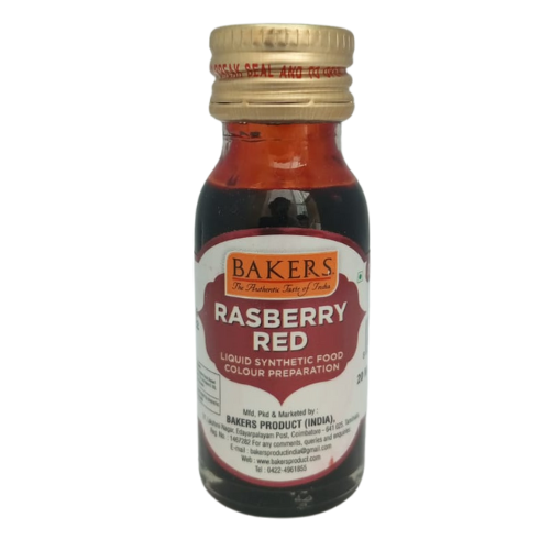 Bakers Colour Rasberry Red 20ml