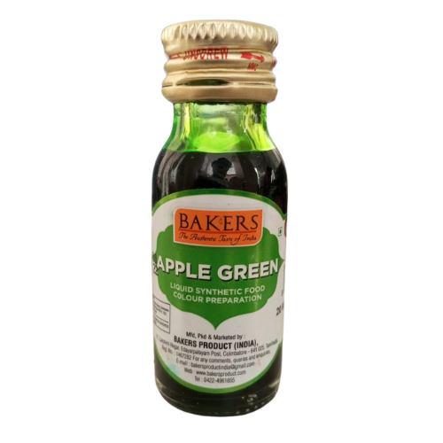 Bakers Colour Apple Green 20ml