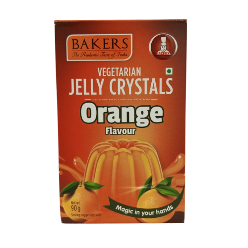 Bakers Jelly Crystals - Orange 90gm