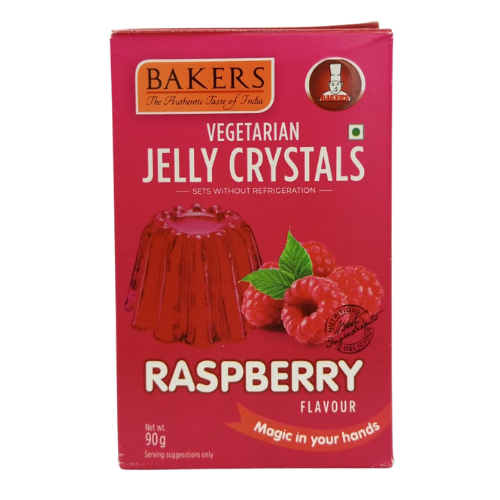 Bakers Jelly Crystals - Raspberry 90gm