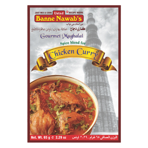 Banne Nawab Chicken Curry Masala 65gm