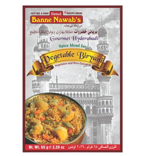 Banne Nawab Vegetable Biryani Masala 65gm