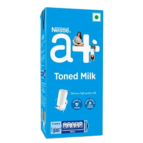 Nestle a+ Toned Milk Tetra Pak 1L