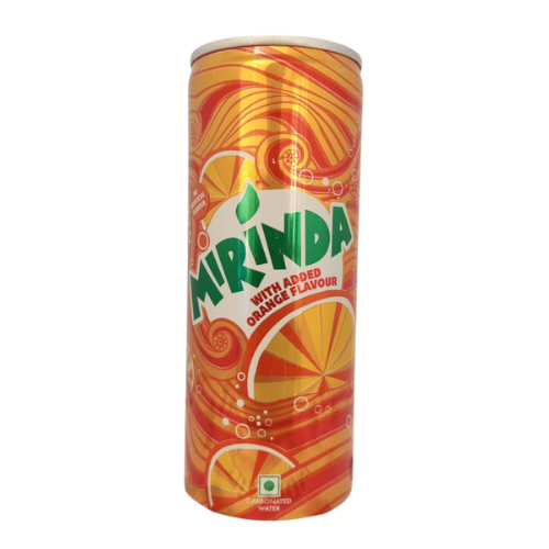 Mirinda Orange Flavour Drink Can 250ml