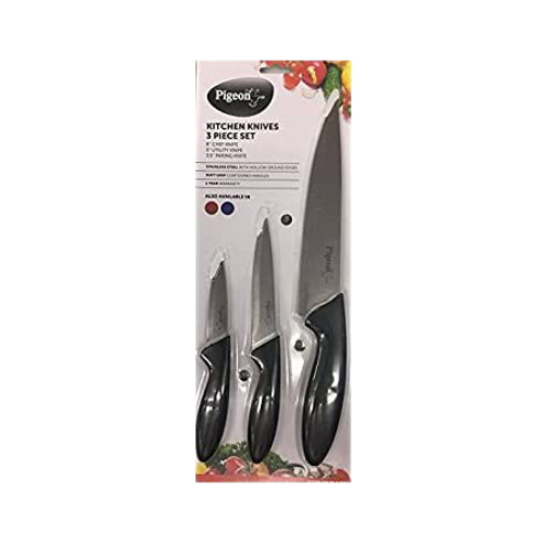 Pigeon Kitchen Knives 3 Psc Set