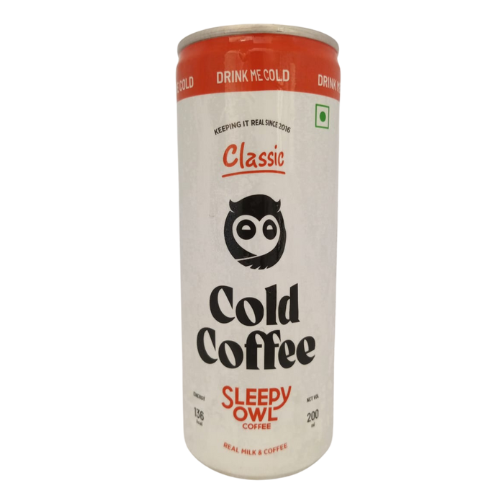 Sleepy Owl Classic Cold Coffee Can 200ml