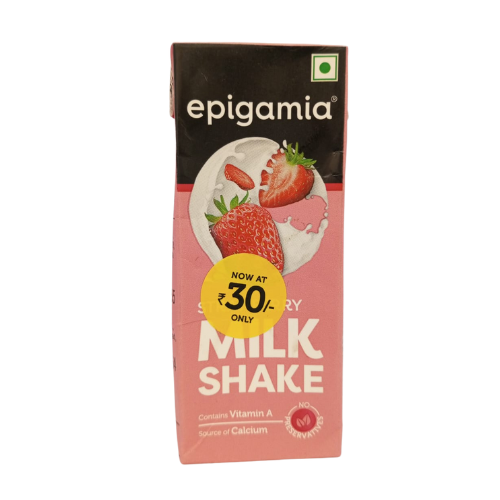 Epigamia Strawberry Milk Shake 180ml