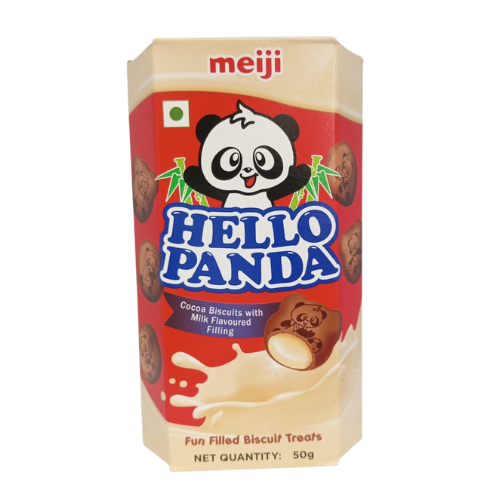 Meiji Hello Panda Cocoa Milk Biscuits 50gm