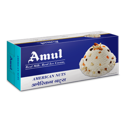 Amul American Nut Ice Cream 750ml