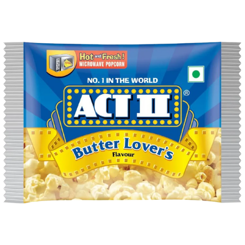 ACT II Butter Lovers Microwave Popcorn 33gm