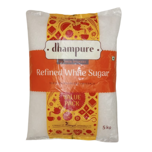 Dhampure White Crystal Sugar 5kg