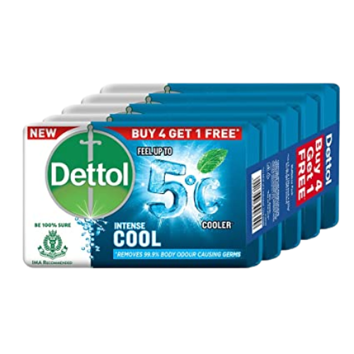 Dettol Cool Bathing Soap  125 g (Pack Of 4)