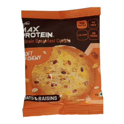 Ritebite Max Protein Oats & Raisins Cookie 55gm