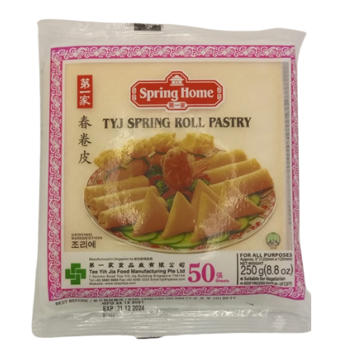 Tyj Spring Home - Spring Roll Pastry 400gm (150x150mm)