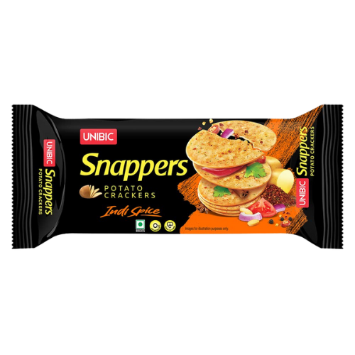 Unibic Snappers Indi Spice Potato Crackers 75gm