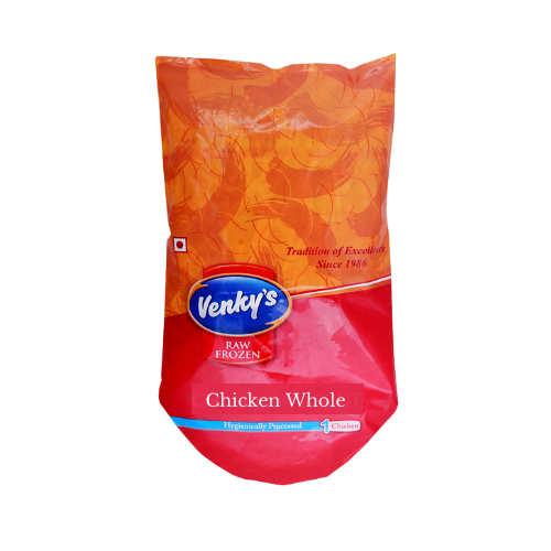 Venkys Chicken Whole - Raw Frozen 1pc