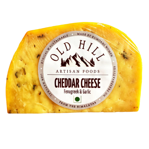 Old Hill Cheddar Cheese Fenugreek & Garlic 200gm