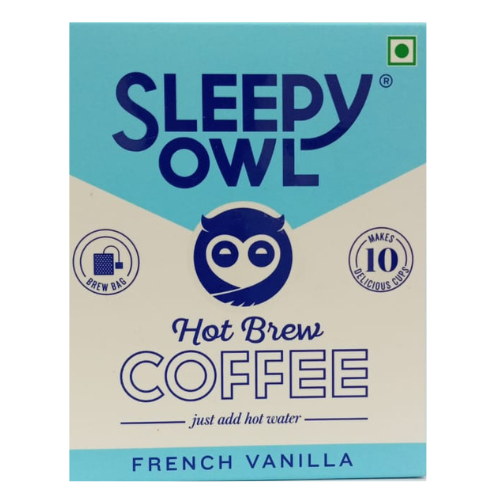 Sleepy Owl Hot  Brew French Vanilla Coffee 10 N