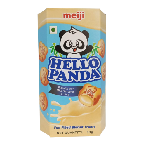 Meiji Hello Panda Milk Cream Biscuits 50gm