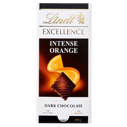 Lindt Orange Intense Dark Chocolate 100gm