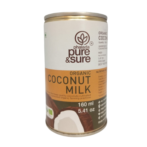 Pure & Sure Organic Coconut Milk 160ml