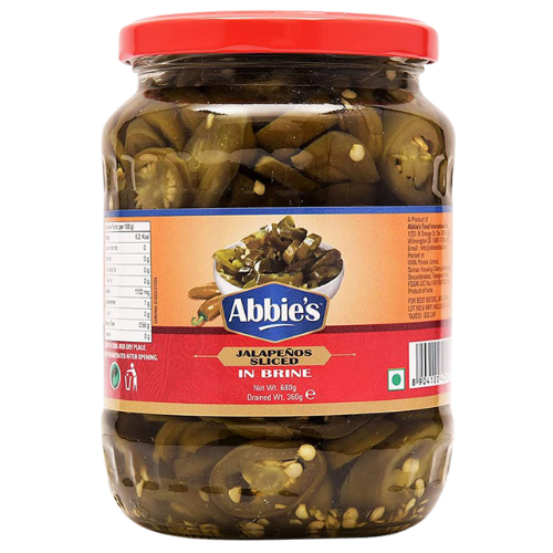 Abbies Jalapenos Sliced 670gm