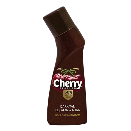 Cherry Blossom Liquid Shoe Polish Brown 75ml