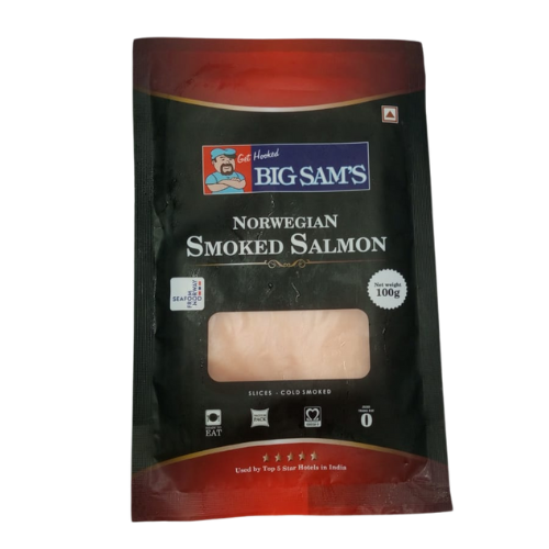 Big Sams - Norwegian Smoked Salmon 100gm