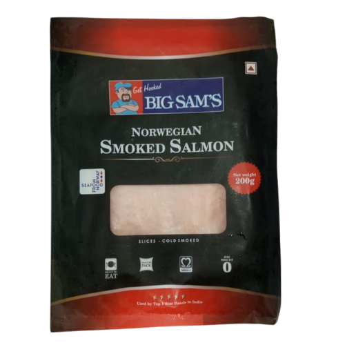 Big Sams - Norwegian Smoked Salmon 200gm