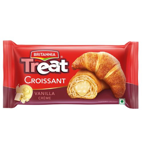 Britannia Treat Croissant - Vanilla Creme 45gm